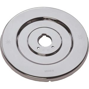Moen Chrome Chateau Collection Replacement Escutcheon Pate for One-Handle Tub and Shower Faucets, 16090
