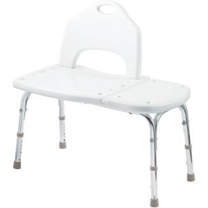 Moen DN7065 Home Care 33.25-Inch W x 19.25-Inch D Adjustable Height Bath Safety Shower Transfer Bench Glacier
