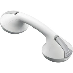 Moen LR2308W Home Care 12″ Suction Balance Assist Bathroom Saftey Hand Grip, White