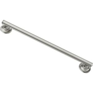Moen LR8724D1GOWB Bathroom Safety 24-Inch Designer Bathroom Grab Bar with Curled Grip, Old World Bronze(Brushed Nickel)