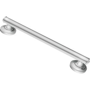 Moen LR8724D1GOWB Bathroom Safety 24-Inch Designer Bathroom Grab Bar with Curled Grip, Old World Bronze(Chrome)