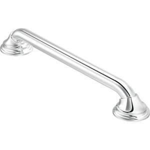 Moen LR8724D3BN Bathroom Safety 24-Inch Ultima Designer Bathroom Grab Bar, Brushed Nickel(Chrome)