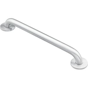 Moen R8742PS Bathroom Safety 42-Inch Stainless Steel Bathroom Grab Bar with Textured Grip, Stainless(Polished Stainl)