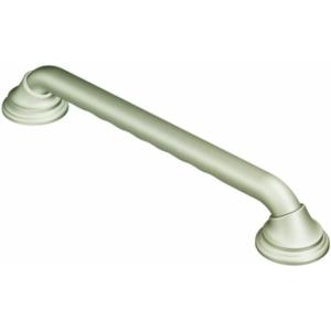 Moen R8748D3GBN Bathroom Safety 48-Inch Grab Bar with Curl Grip, Brushed Nickel