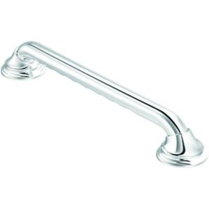 Moen Ultima Brushed Nickel Bathroom Safety 36-Inch Designer Bathroom Grab Bar with Curl Grip for Handicapped or Elderly, R8736D3GBN(Chrome)
