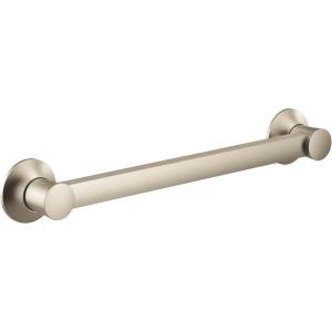 Moen YG0336CH Bathroom Safety 36-Inch Stainless Steel Bathroom Grab Bar, Chrome(Brushed Nickel)