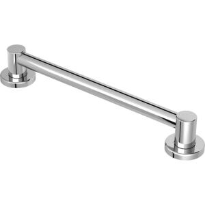 Moen YG0412CH Bathroom Safety 12-Inch Stainless Steel Modern Bathroom Grab Bar, Chrome(Chrome)