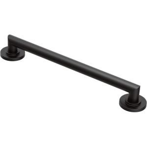 Moen YG0836CH Bathroom Safety 36-Inch Stainless Steel Modern Bathroom Grab Bar, Chrome(Matte Black)