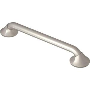 Moen YG2818BN Bathroom Safety 18-Inch Stainless Steel Transitional Bathroom Grab Bar, Brushed Nickel