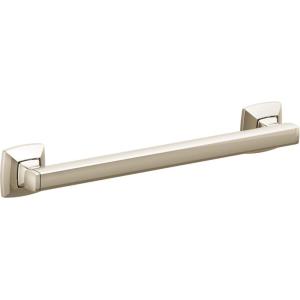 Moen YG5112NL Bathroom Safety 12-Inch Stainless Steel Transitional Bathroom Grab Bar, Polished Nickel