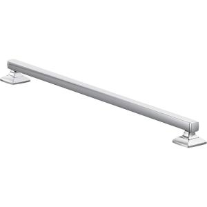 Moen YG5118BN Bathroom Safety 18-Inch Stainless Steel Transitional Bathroom Grab Bar, Brushed Nickel(Nickel)