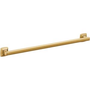 Moen YG5124NL Bathroom Safety 24-Inch Stainless Steel Transitional Bathroom Grab Bar, Polished Nickel(Gold)