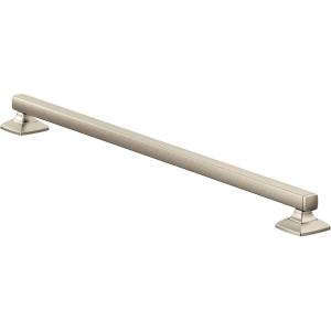 Moen YG5124NL Bathroom Safety 24-Inch Stainless Steel Transitional Bathroom Grab Bar, Polished Nickel(Nickel)