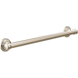 Moen YG6424ORB Bathroom Safety 24-Inch Stainless Steel Traditional Bathroom Grab Bar, Oil-Rubbed Bronze(Polished Nickel)