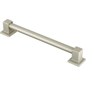 Moen YG8836BN Bathroom Safety 36-Inch Stainless Steel Modern Bathroom Grab Bar, Brushed Nickel(Brushed Nickel)
