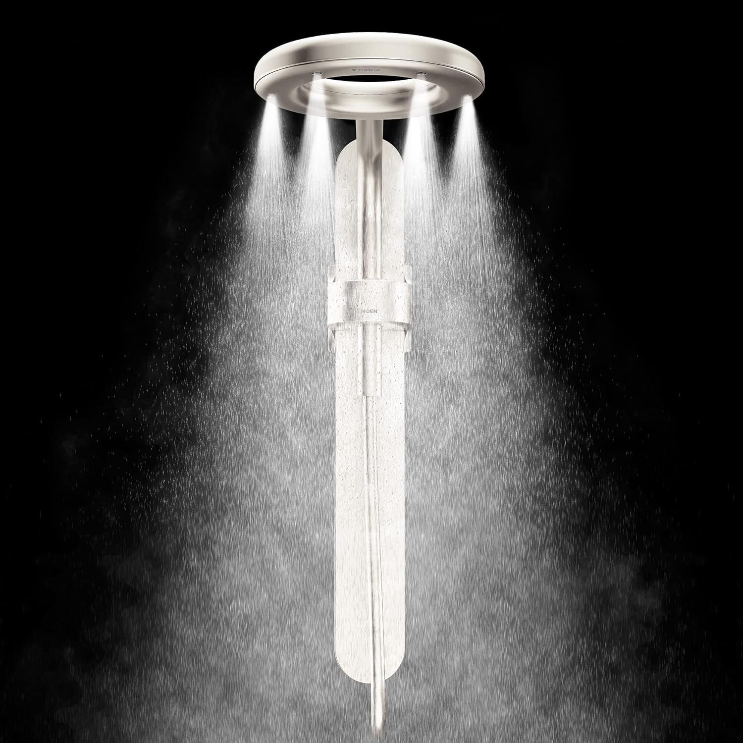 image:imageMoen N207R0BL Spa Shower Rainshower Matte BlackMatte Black