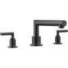 Moen TS93003BL Arris 2-Handle Deck Mount Modern Roman Tub Faucet Trim Kit, Valve Required, Matte Black(Matte Black)